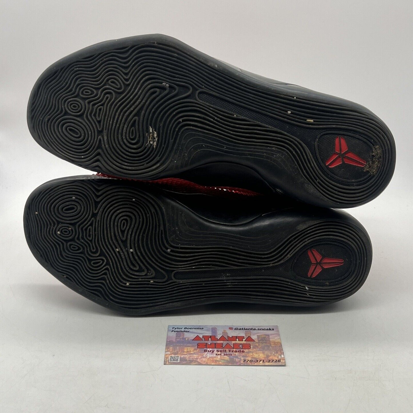 Size 10 - Nike Kobe 9 KRM EXT High Red Mamba Black (716993-600)