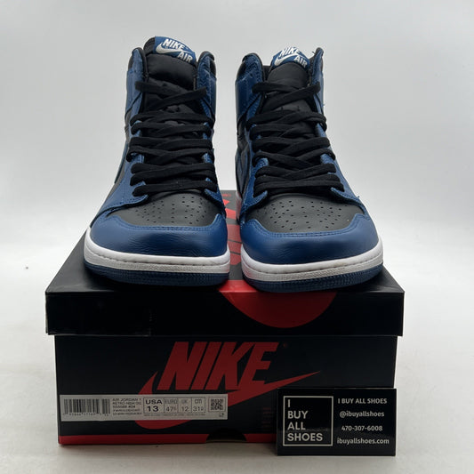 Size 13 - Air Jordan 1 Retro OG High Dark Marina Blue (555088-404)