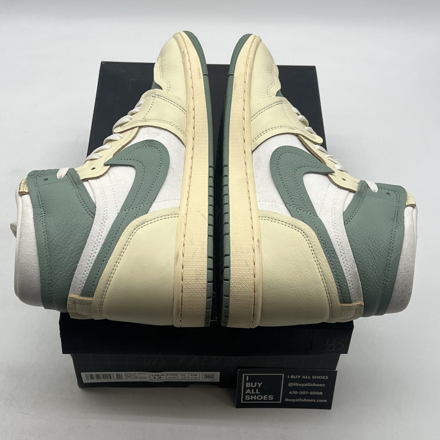 Size 12 - Air Jordan 1 Method of Make High Jade Smoke W (FB9891-104)