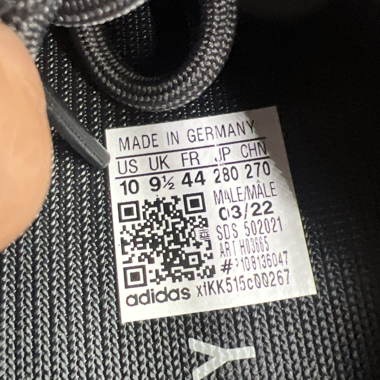 Size 10 - adidas Yeezy 450 Utility Black (H03665)
