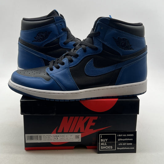 Size 13 - Air Jordan 1 Retro OG High Dark Marina Blue (555088-404)