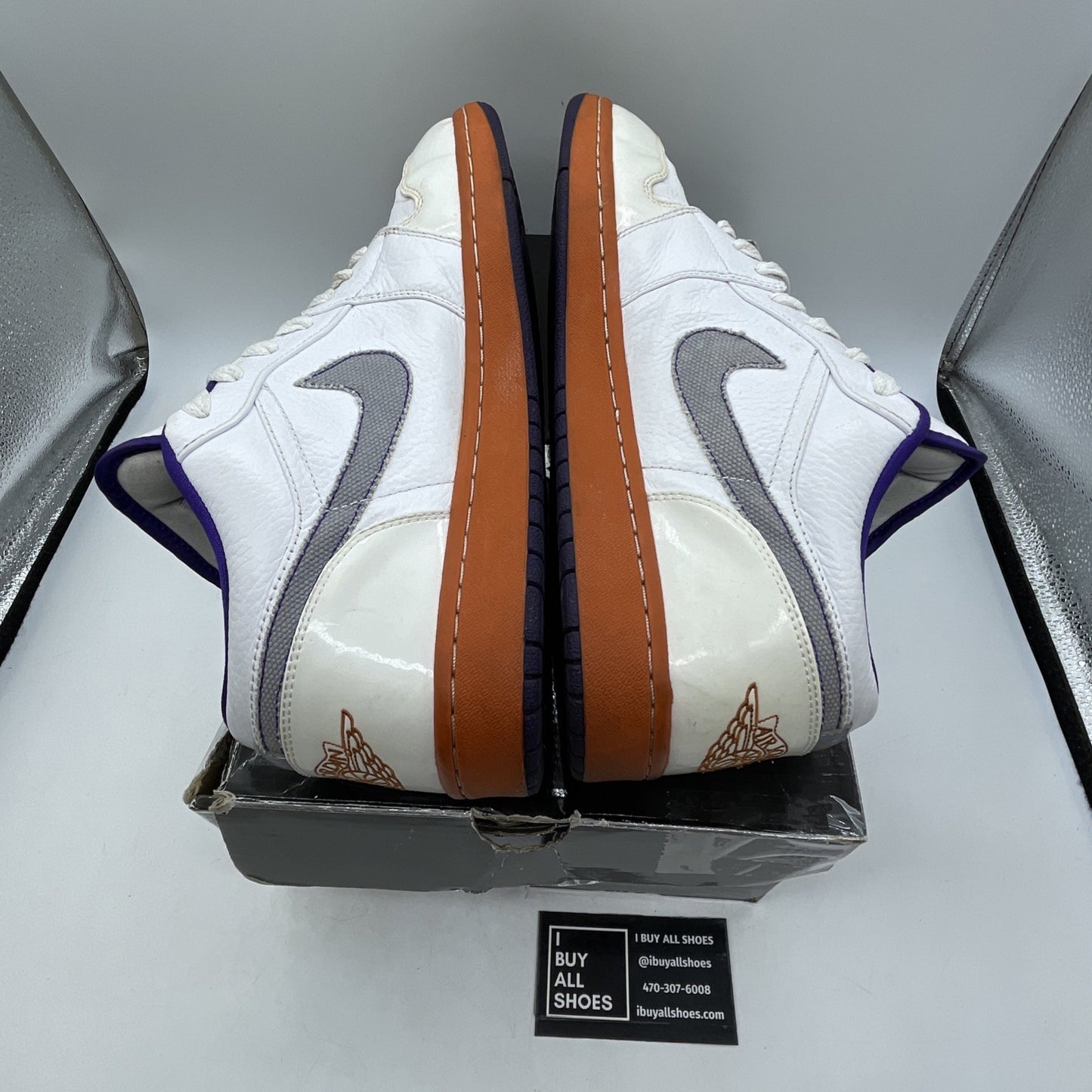 Size 13 - Air Jordan 1 Phat Low Lakers (350571-181)