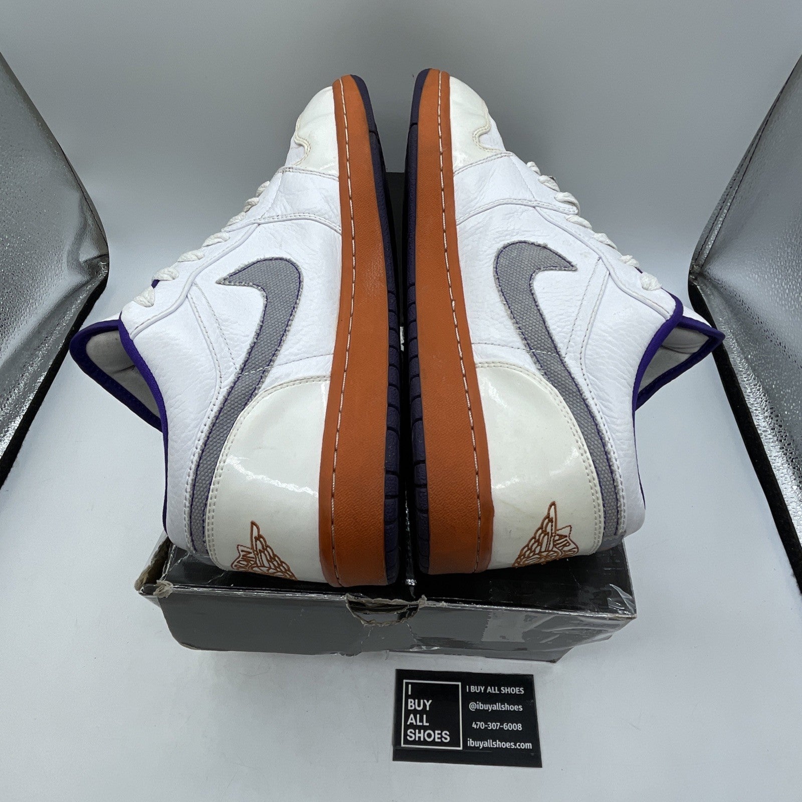 Size 13 - Air Jordan 1 Phat Low Lakers (350571-181)