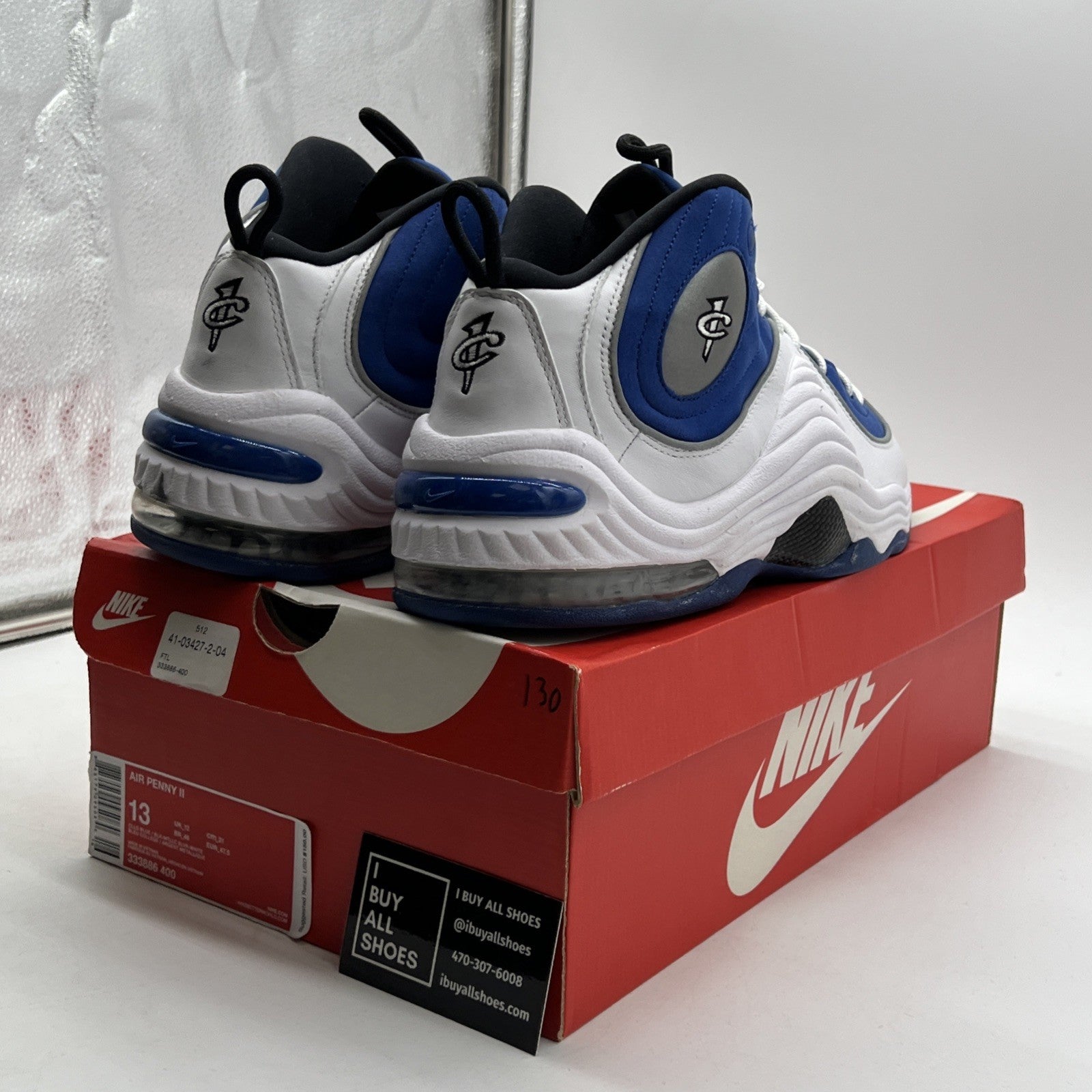 Size 13 - Nike Air Penny 2 2016 Atlantic Blue (333886-400)