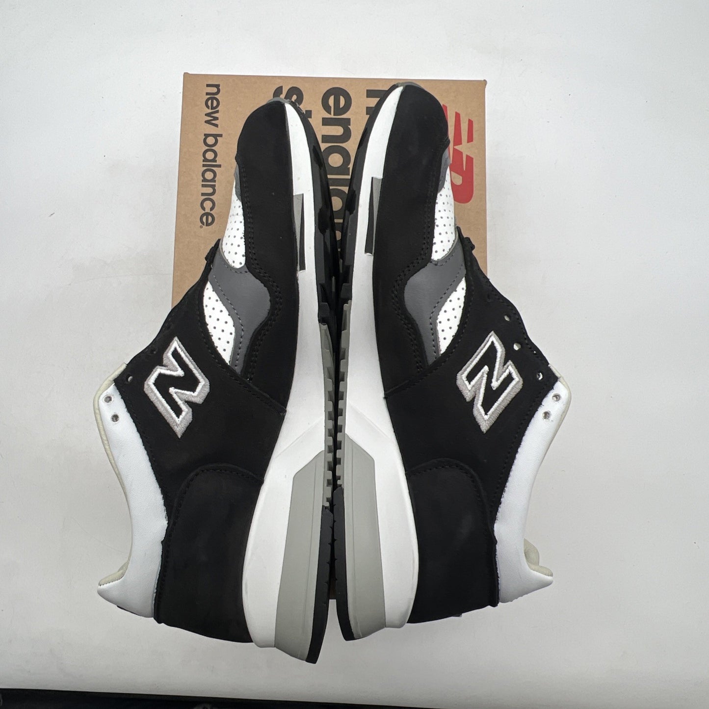 Size 10 - New Balance 1500 Made in England Black White (M1500KGW)