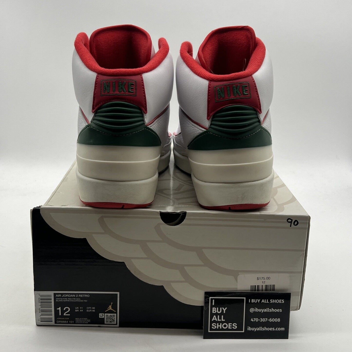 Size 12 - Air Jordan 2 Retro Origins (DR8884-101)