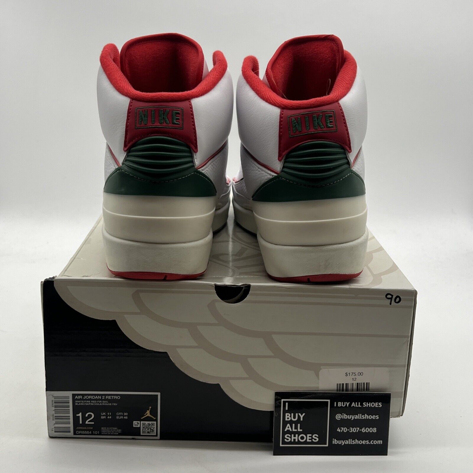 Size 12 - Air Jordan 2 Retro Origins (DR8884-101)