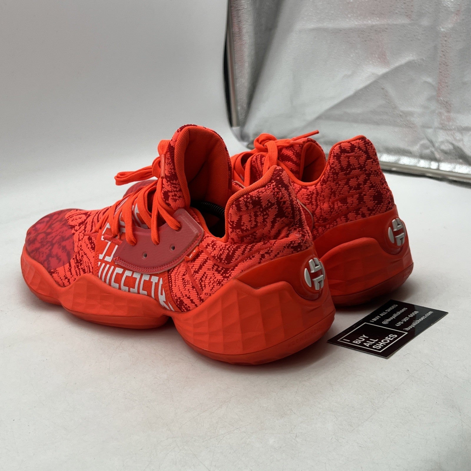 Size 14 - Adidas Harden Vol. 4 Solar Red (EH2409)