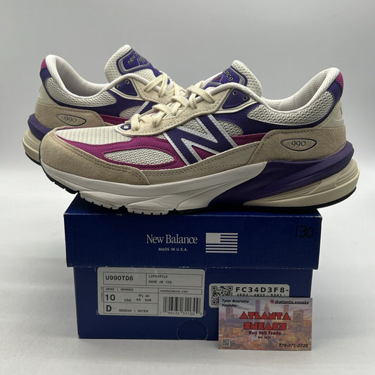 Size 10 - New Balance Teddy Santis x 990v6 Made in USA Macadamia Nut Magenta