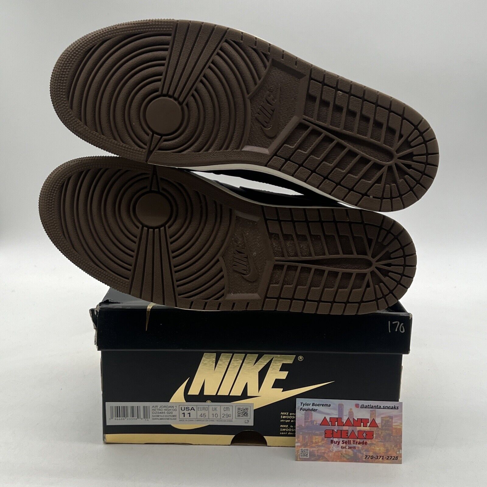 Size 11 - Jordan 1 Retro OG High Palomino Black Leather (DZ5485-020)