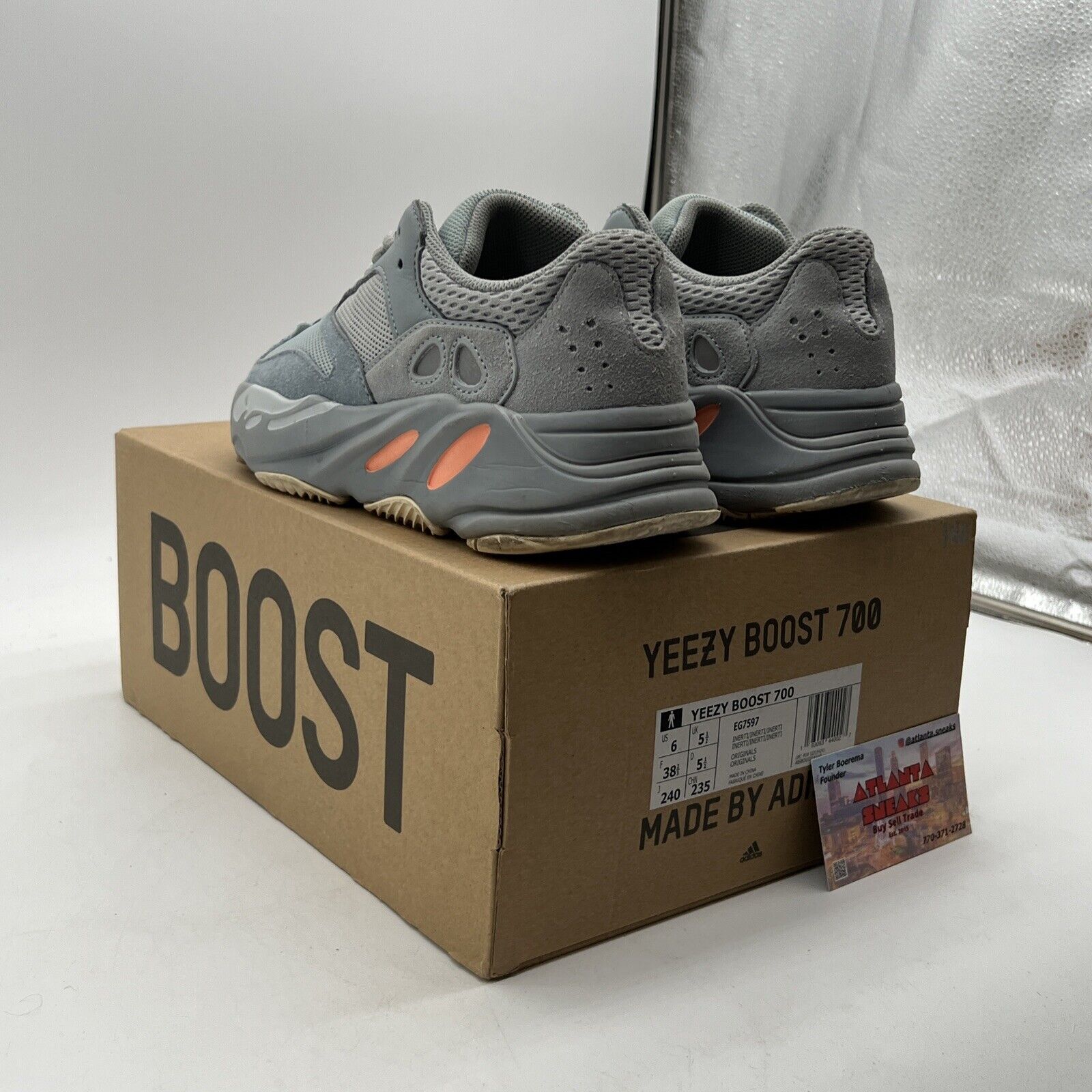 Size 6 - adidas Yeezy Boost 700 V1 Inertia (EG7597)