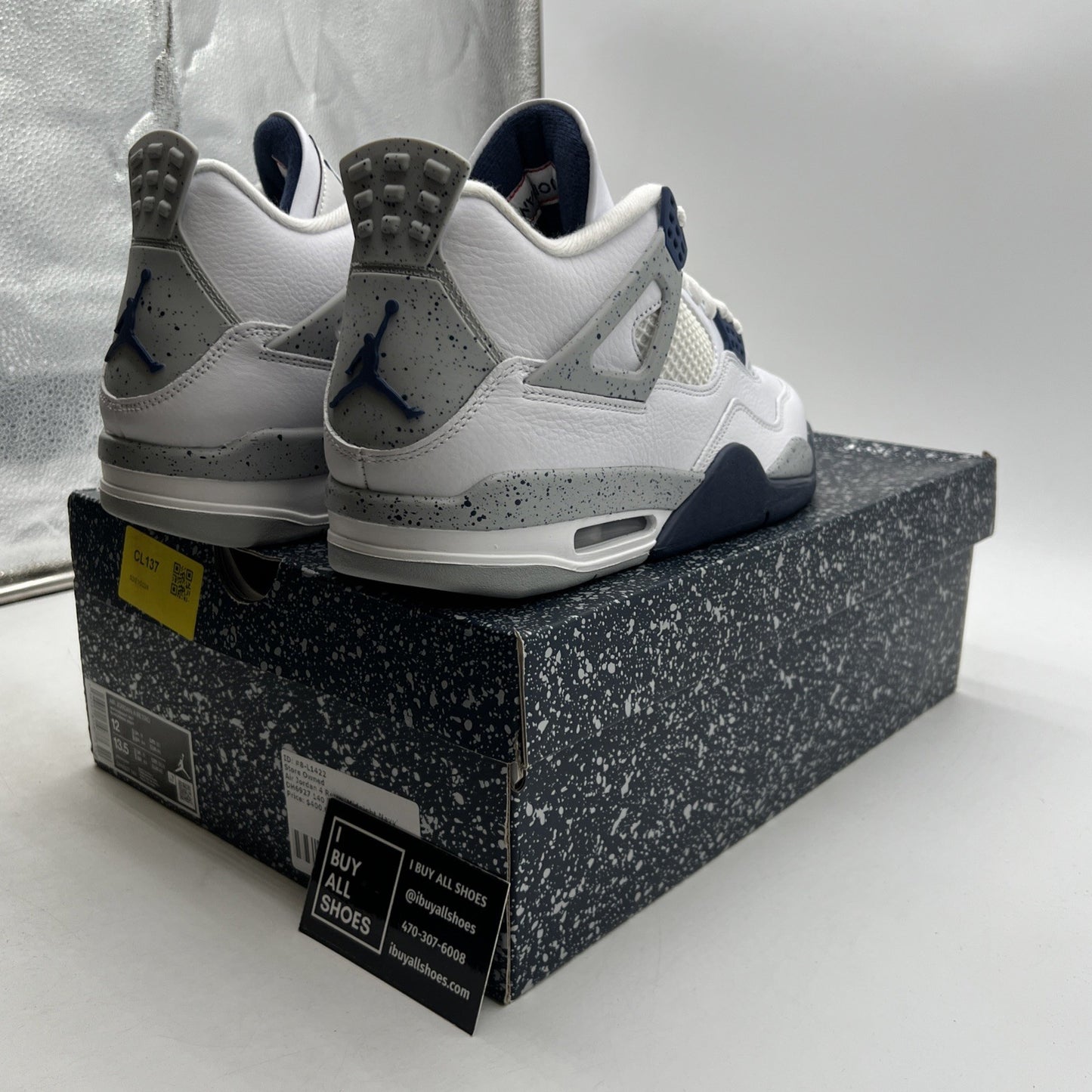 Size 12 - Air Jordan 4 Retro Mid Midnight Navy (DH6927-140)