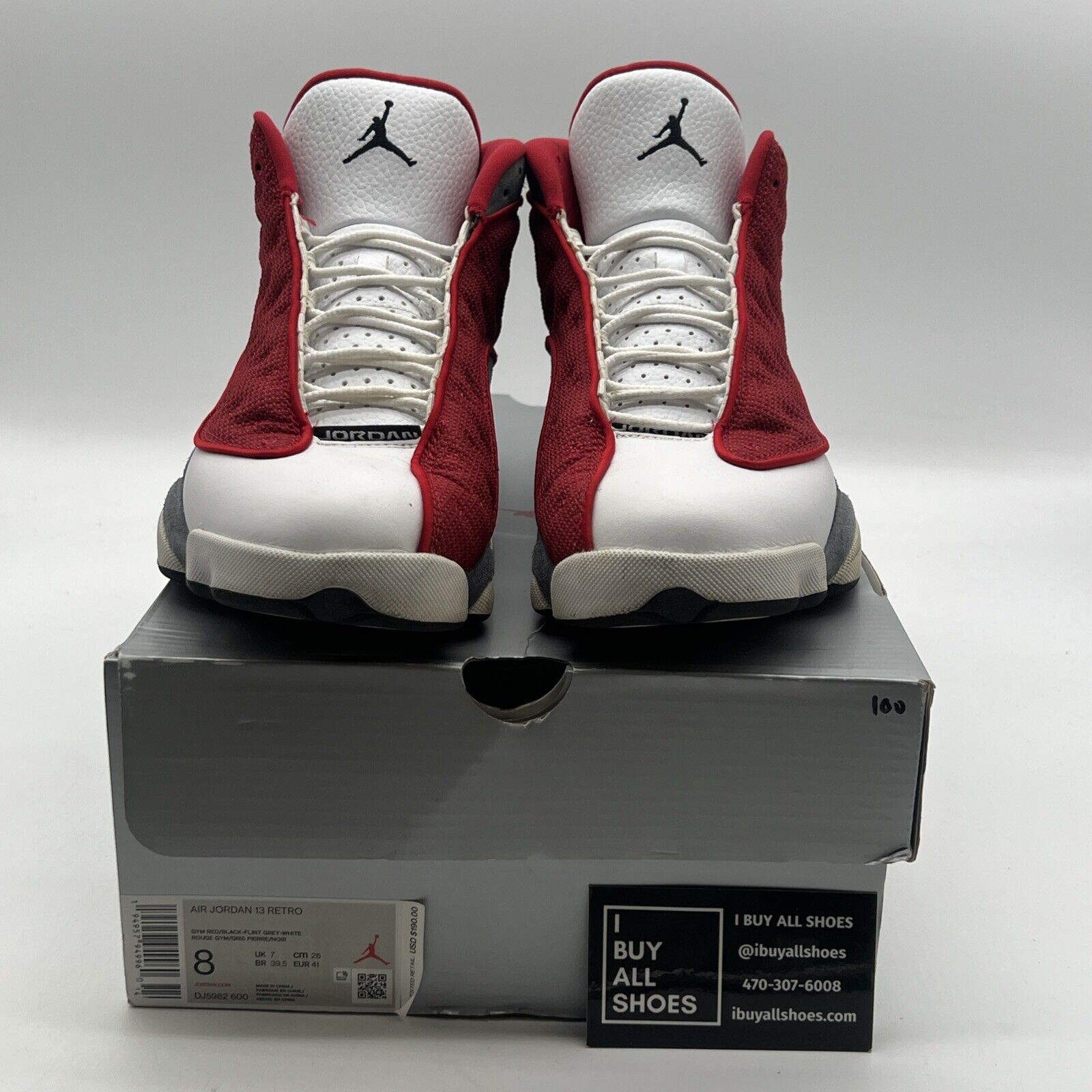 Size 8 - Air Jordan 13 Red/White - (DJ5982600)