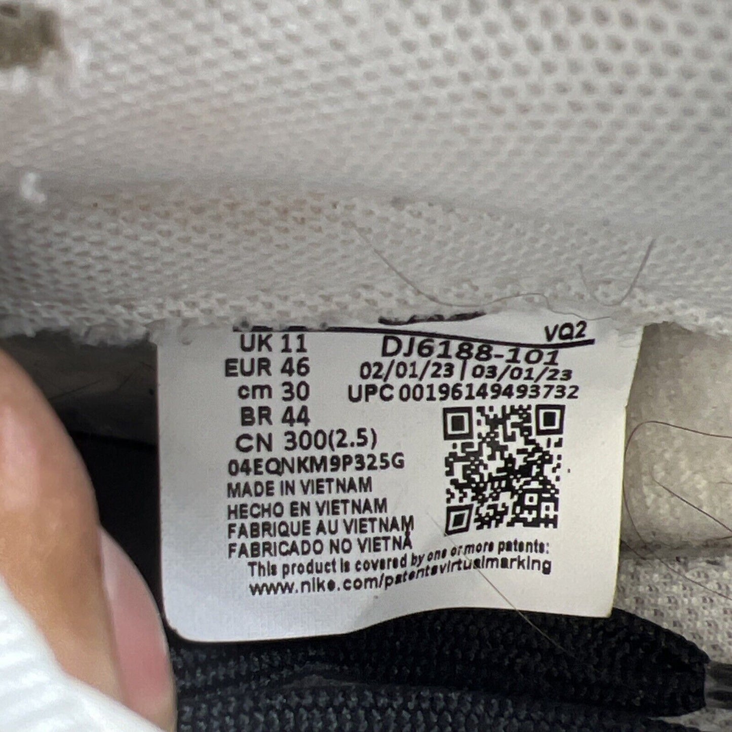 Size 12 - Nike Dunk Low Reverse Panda (DJ6188-101)