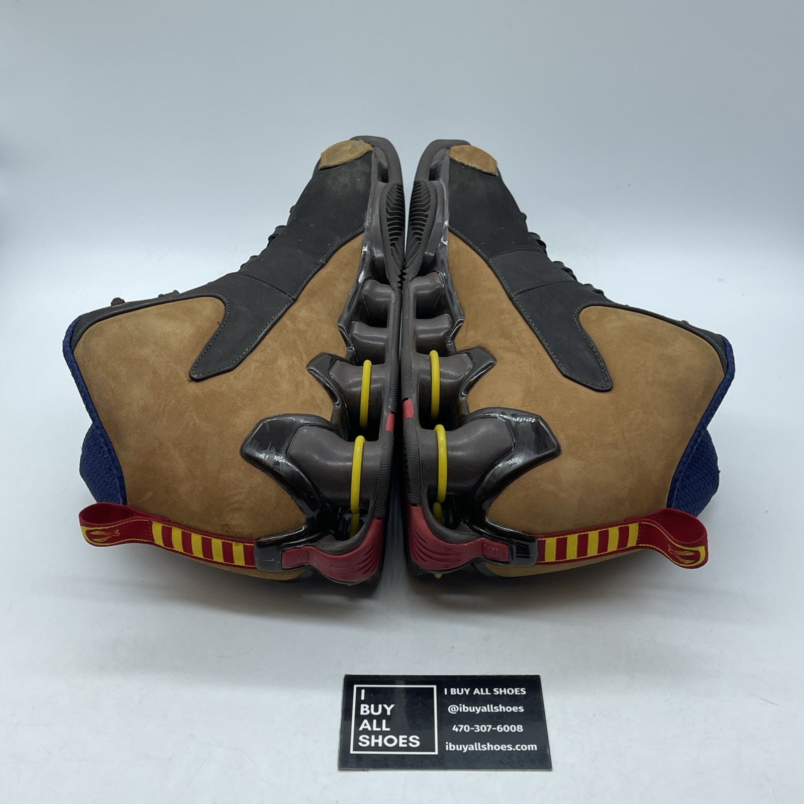 Size 13 - Nike Shox VC 3 Tuskegee Brown Red Suede (310270-221)