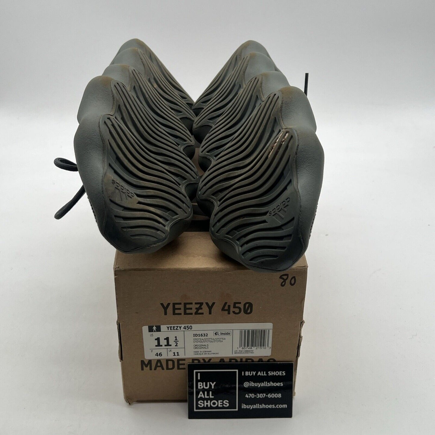 Size 11.5 - Adidas Yeezy 460 Stone Teal Grey (ID1632)