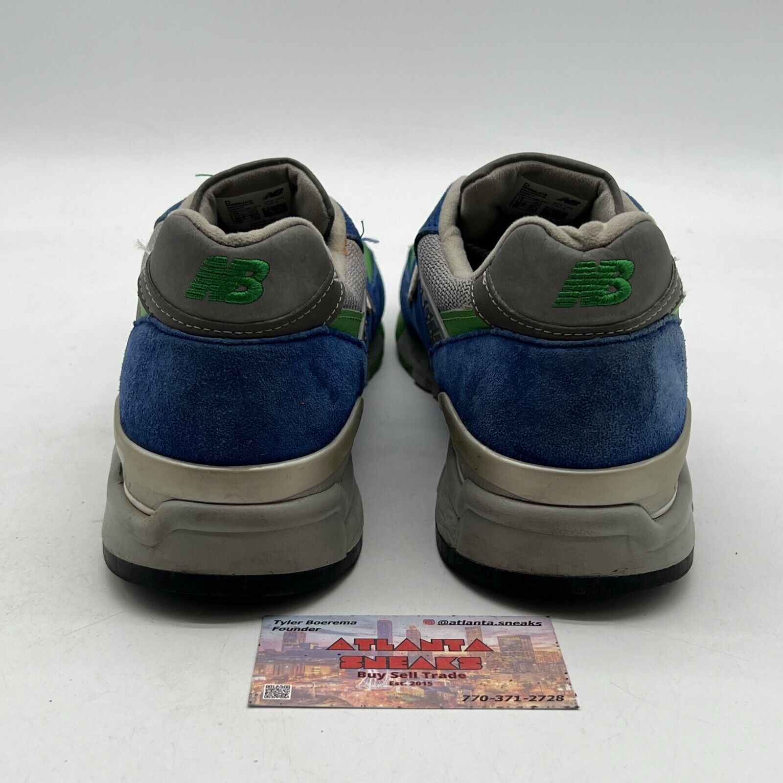 Size 12 - NEW BALANCE 998 x J CREW 'Ultramarine' (M998JC5) RARE