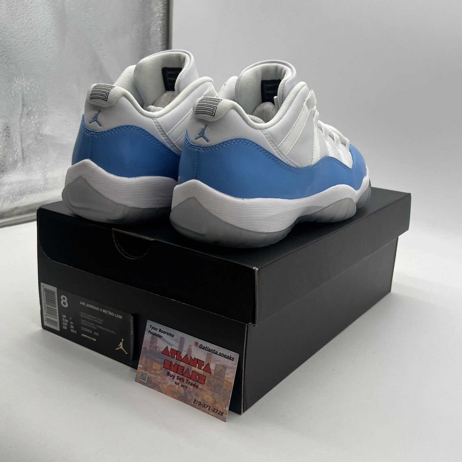 Size 8 - Air Jordan 11 Retro Low UNC 2017 (528896-106)