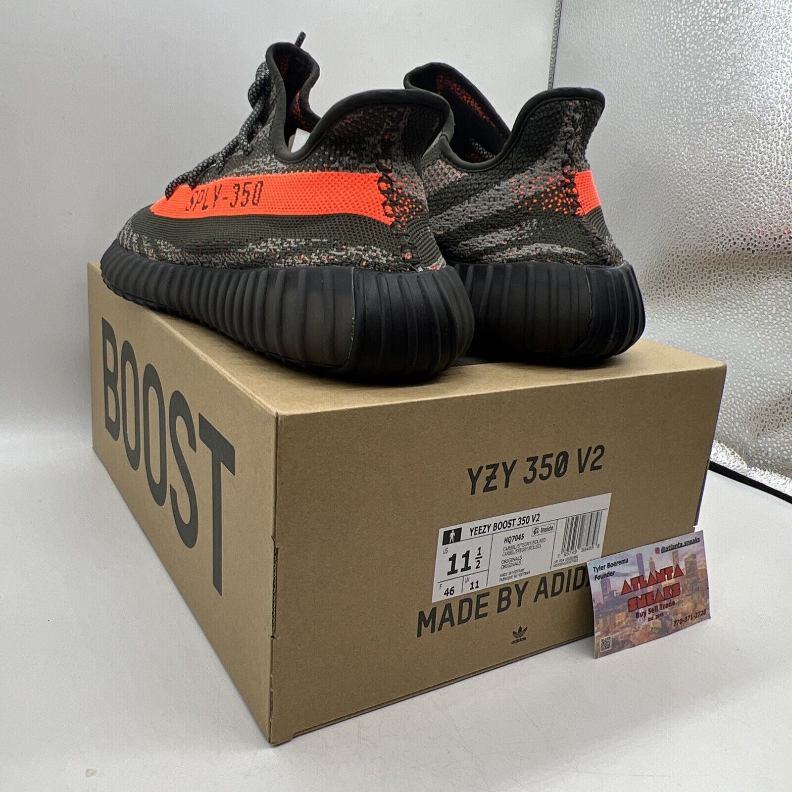 Size 11.5 - adidas Yeezy Boost 350 V2 Low Carbon Beluga