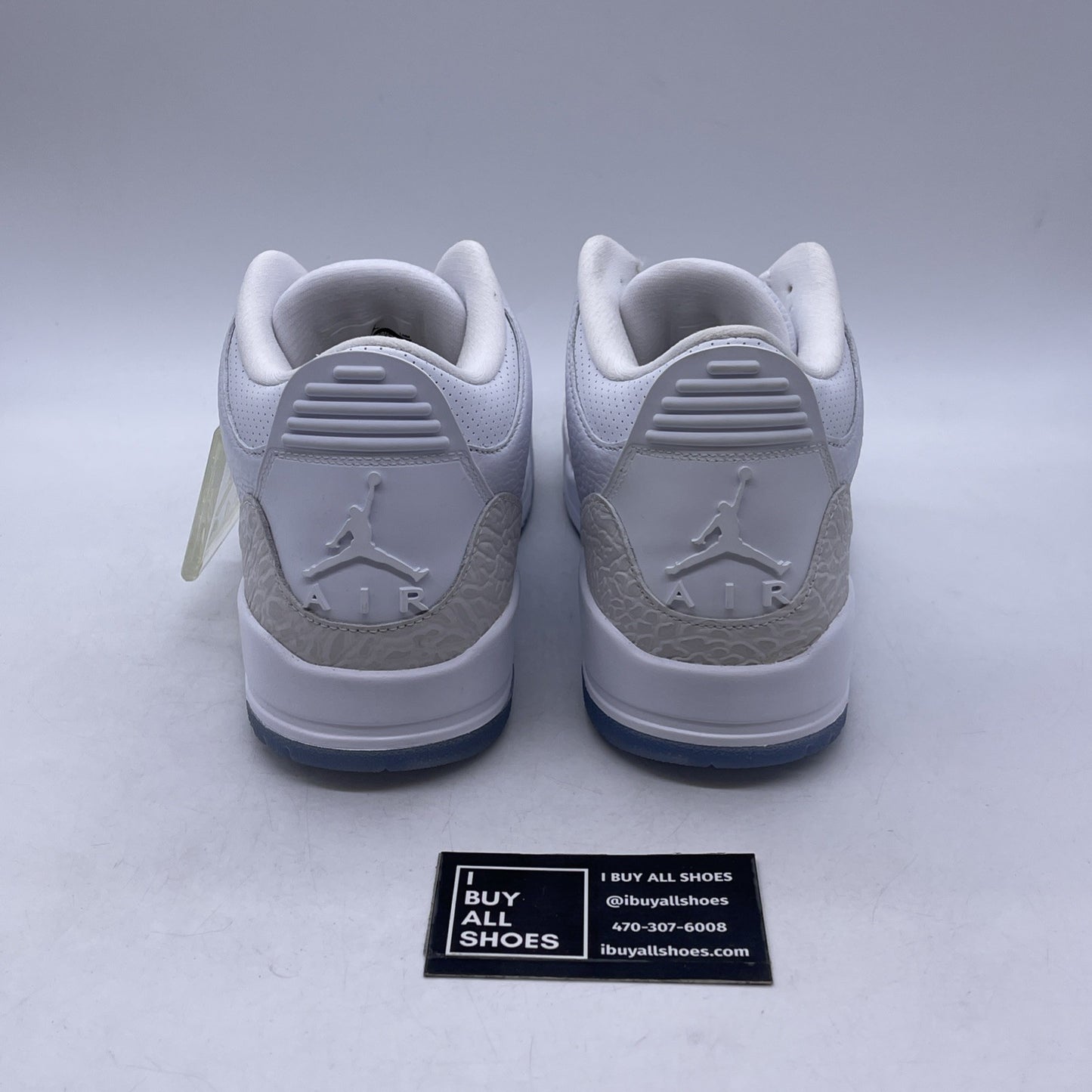 Size 9.5 - Air Jordan 3 Retro Triple White (136064-111)