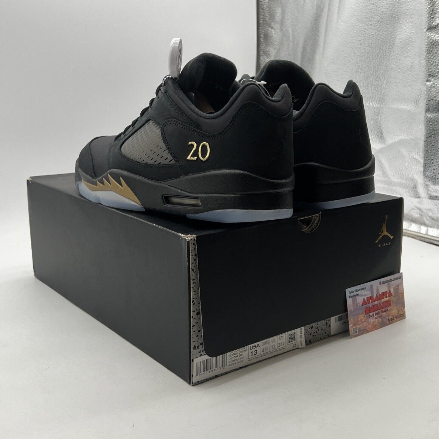 Size 13 - Air Jordan 5 Retro Wings Low Class of 2020-21 (DJ1094-001)