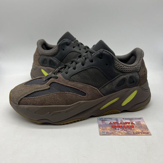 Size 10.5 - adidas Yeezy Boost 700 V1 Mauve Brown Black Leather Suede (EE9614)