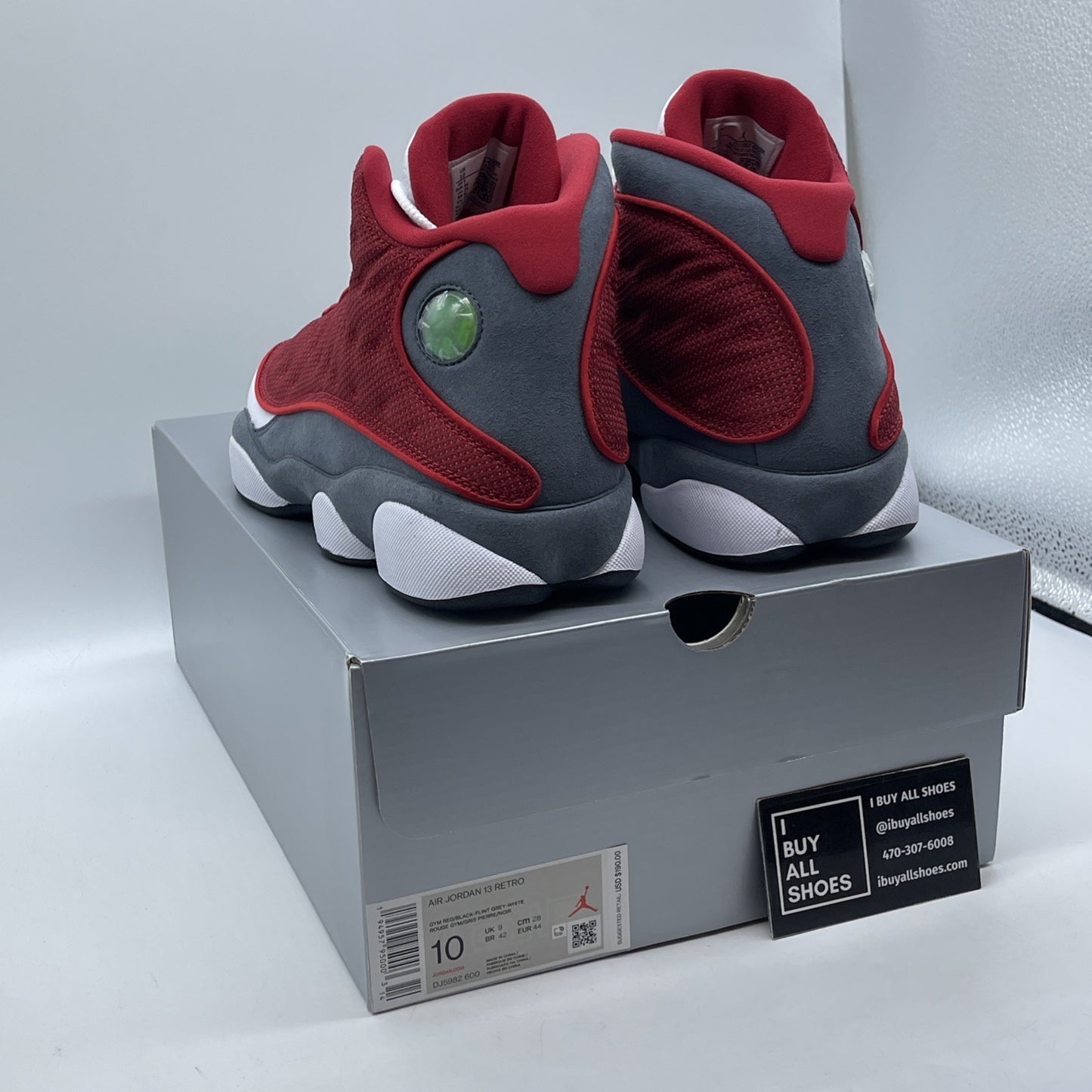 Size 11 - Jordan 13 Red White Grey Leather Suede (DJ5982600)