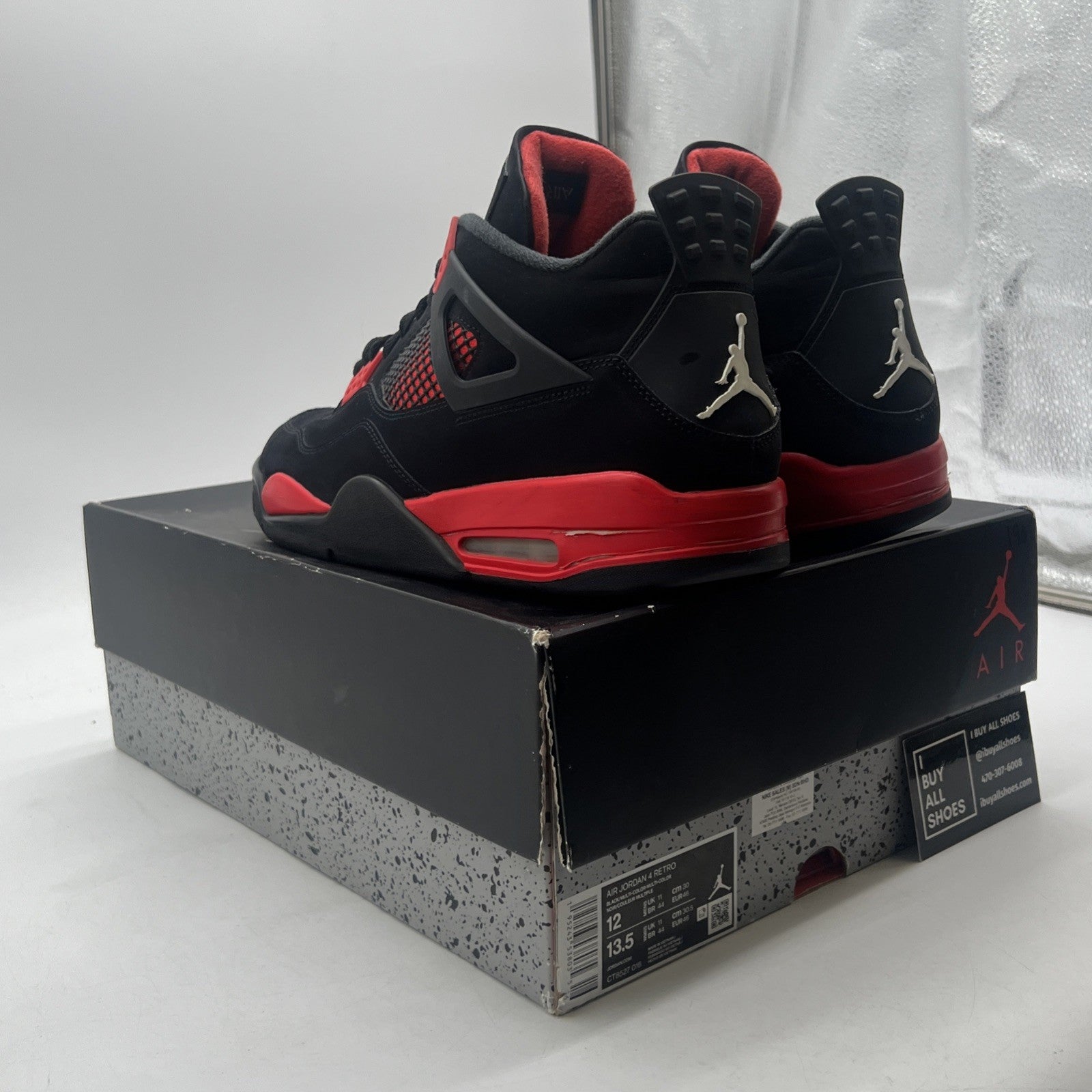 Size 12 - Air Jordan 4 Retro Mid Red Thunder (CT8527-016)