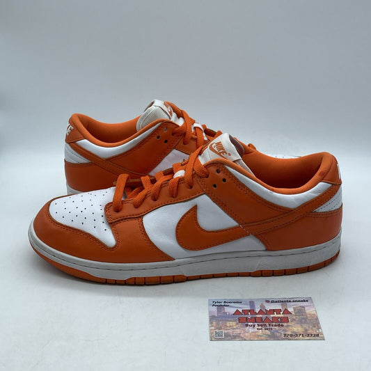 Size 11 - Nike Dunk Low Retro SP Syracuse 2020 Orange White Leather (CU1726-101)