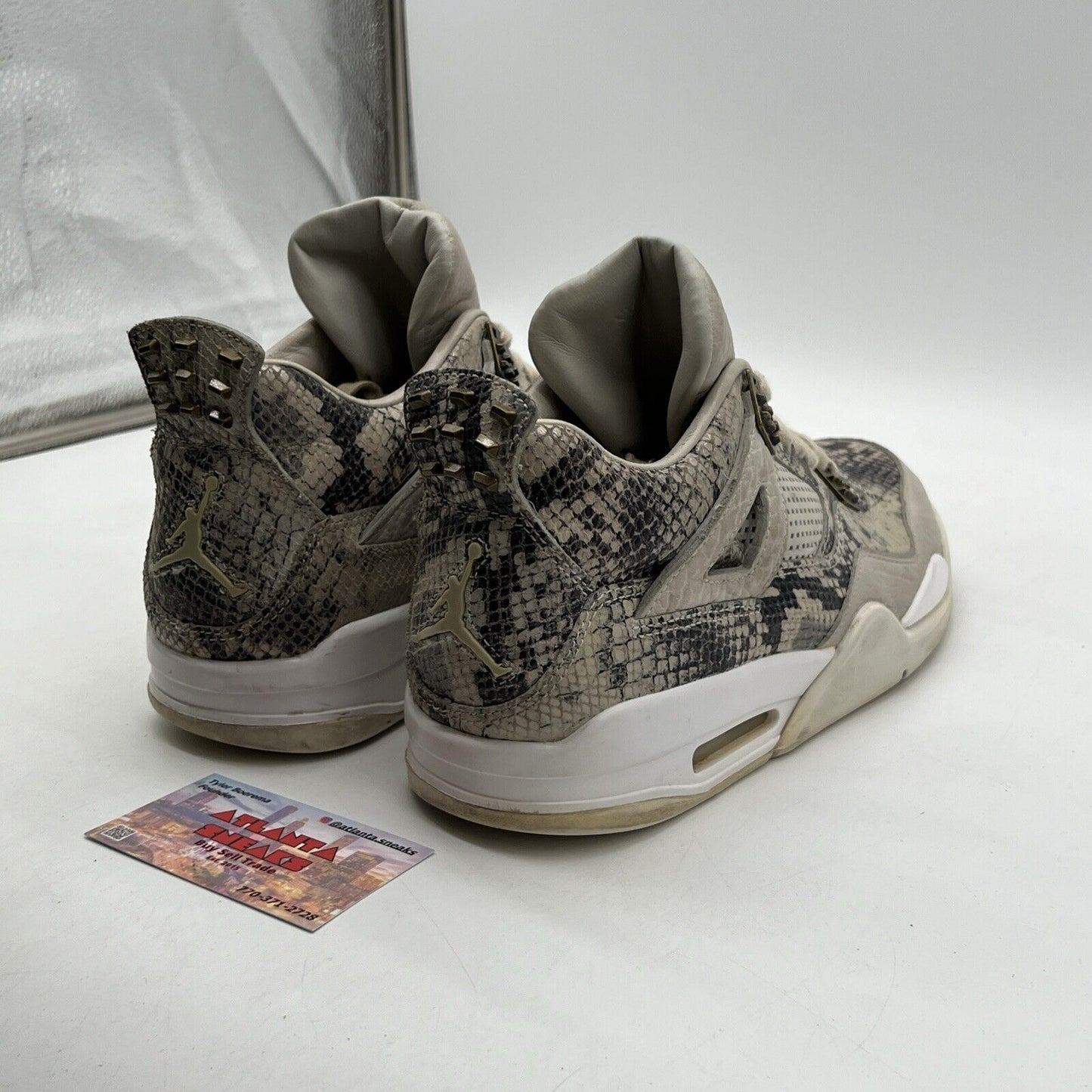 Size 11.5 - Air Jordan 4 Retro Premium Snakeskin (819139-030)