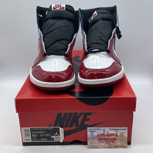 Size 11.5 - Jordan 1 Retro OG High Fearless Blue Red White Leather (CK5666-100)