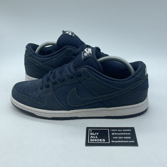 Size 9.5 - Nike Dunk Pro SB Low US Passport Blue Suede (304292-407)