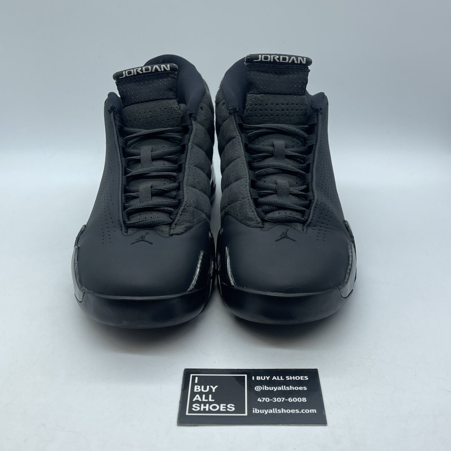 Size 10 - Air Jordan 14 Retro SE Black Ferrari Suede Leather (BQ3685-001)