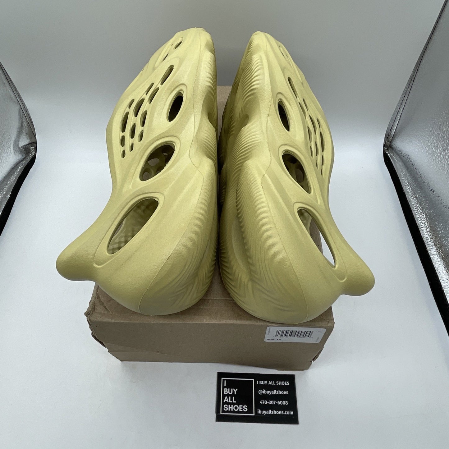 Size 12 - Adidas Yeezy Foam Runner Sulfur 2022 Yellow (GV6775)