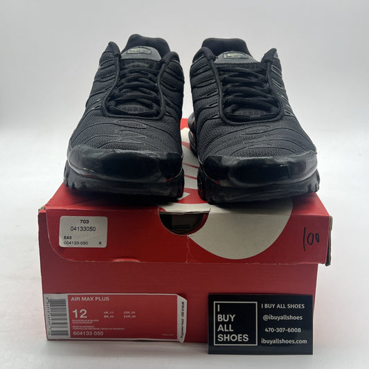 Size 12 - Nike Air Max Plus Low Triple Black (604133-050)