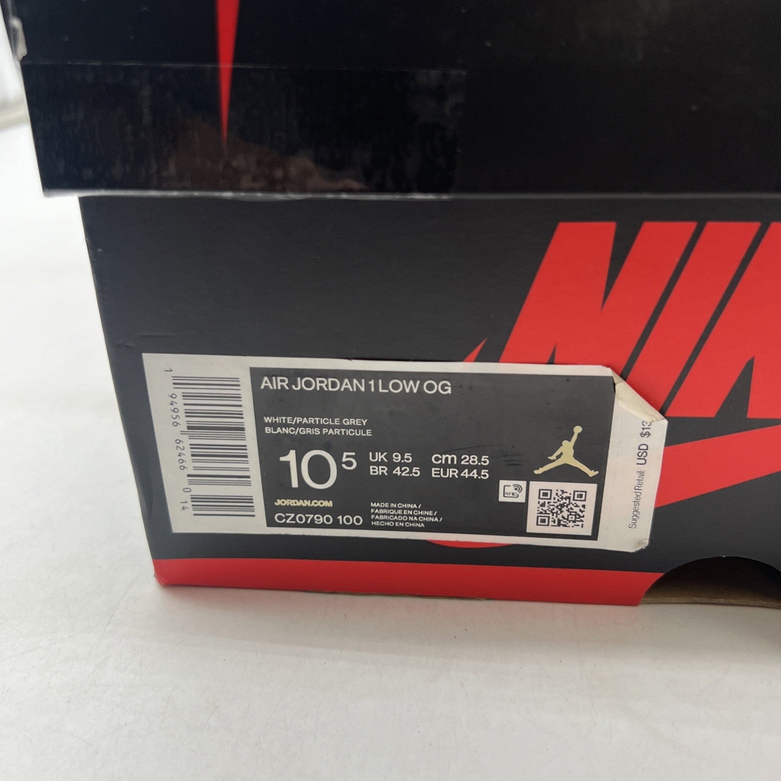 Size 10.5 - Air Jordan 1 Low OG Neutral Gray (CZ0790-100)
