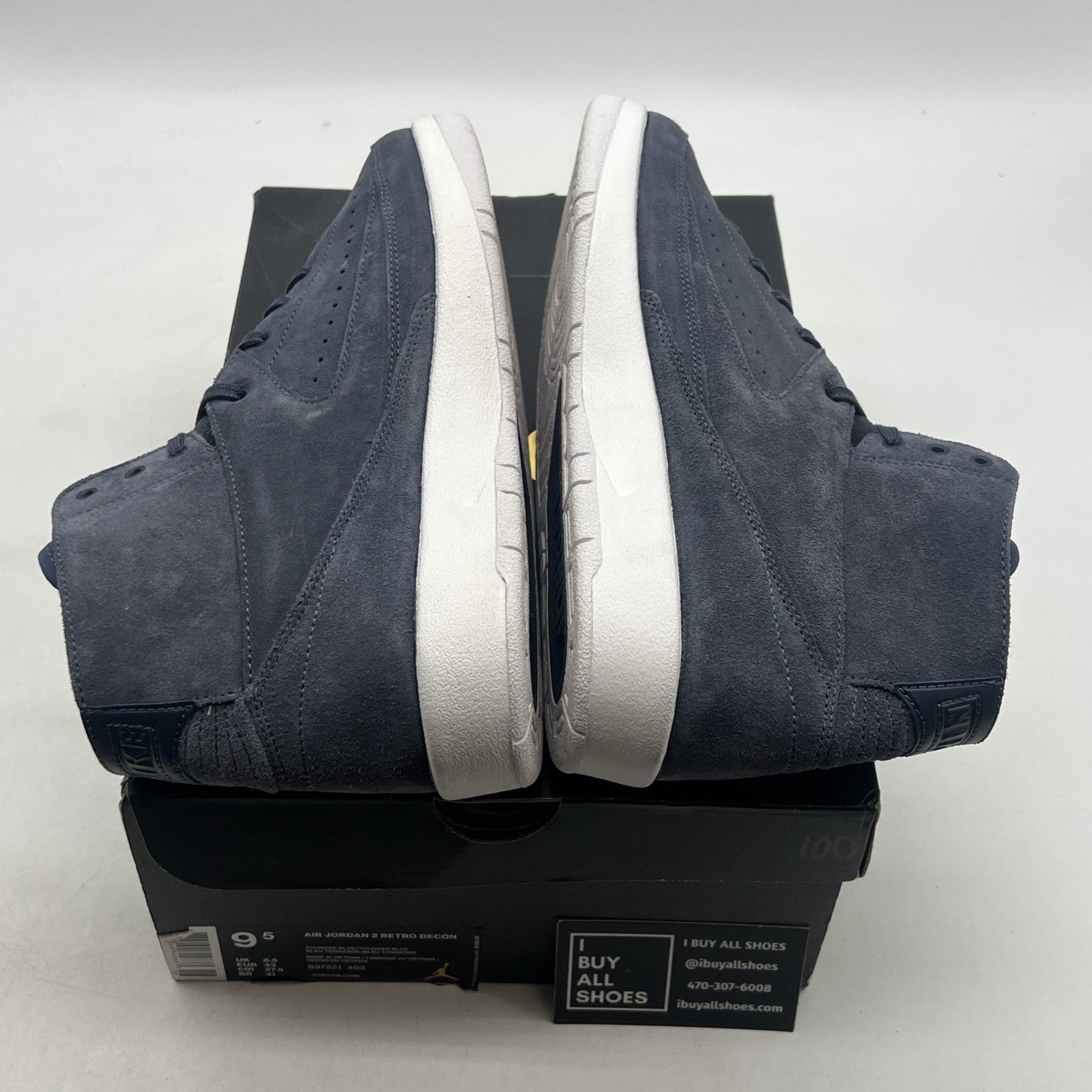 Size 9.5 - Air Jordan 2 Retro Deconstructed Thunder Blue (897521-402)