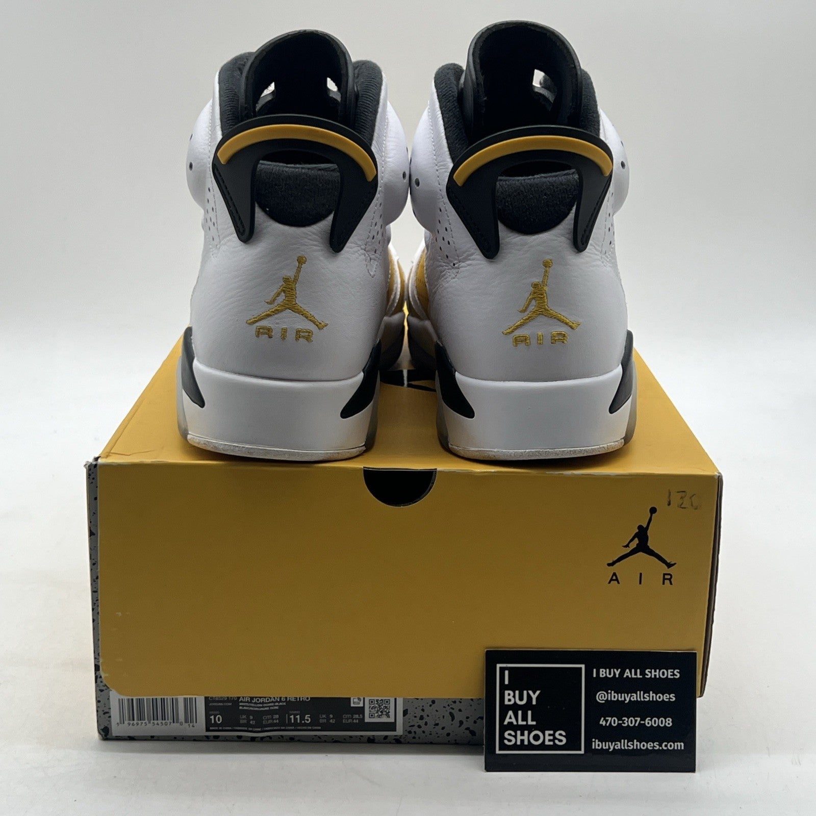 Size 10 - Air Jordan 6 Retro Yellow Ochre (CT8529-170)