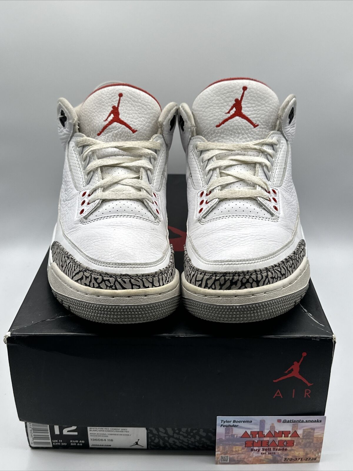 Size 12 - Jordan 3 Retro Hall of Fame 2018