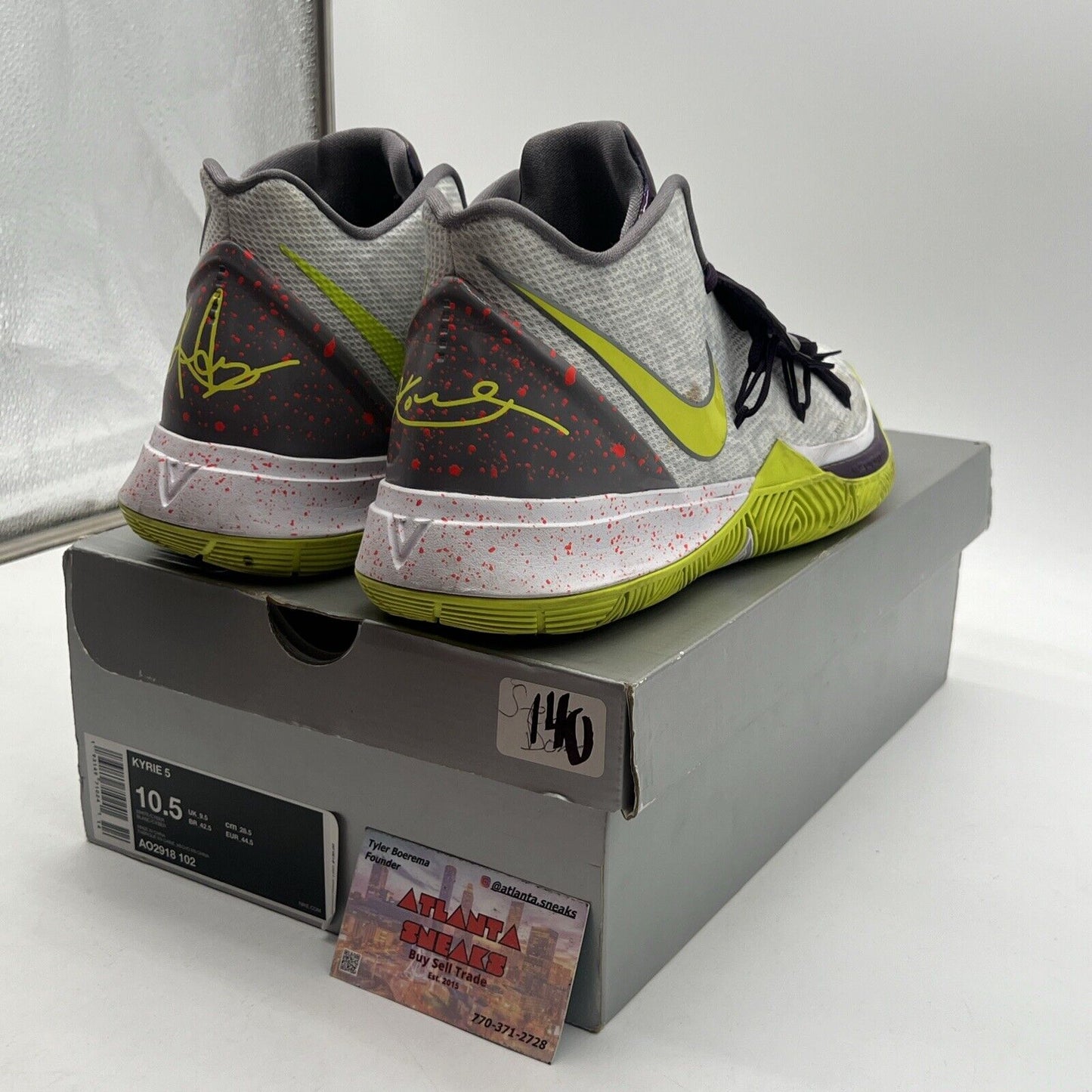 Size 10.5 - Nike Kyrie 5 Mamba Mentality Green Purple (AO2918-102)