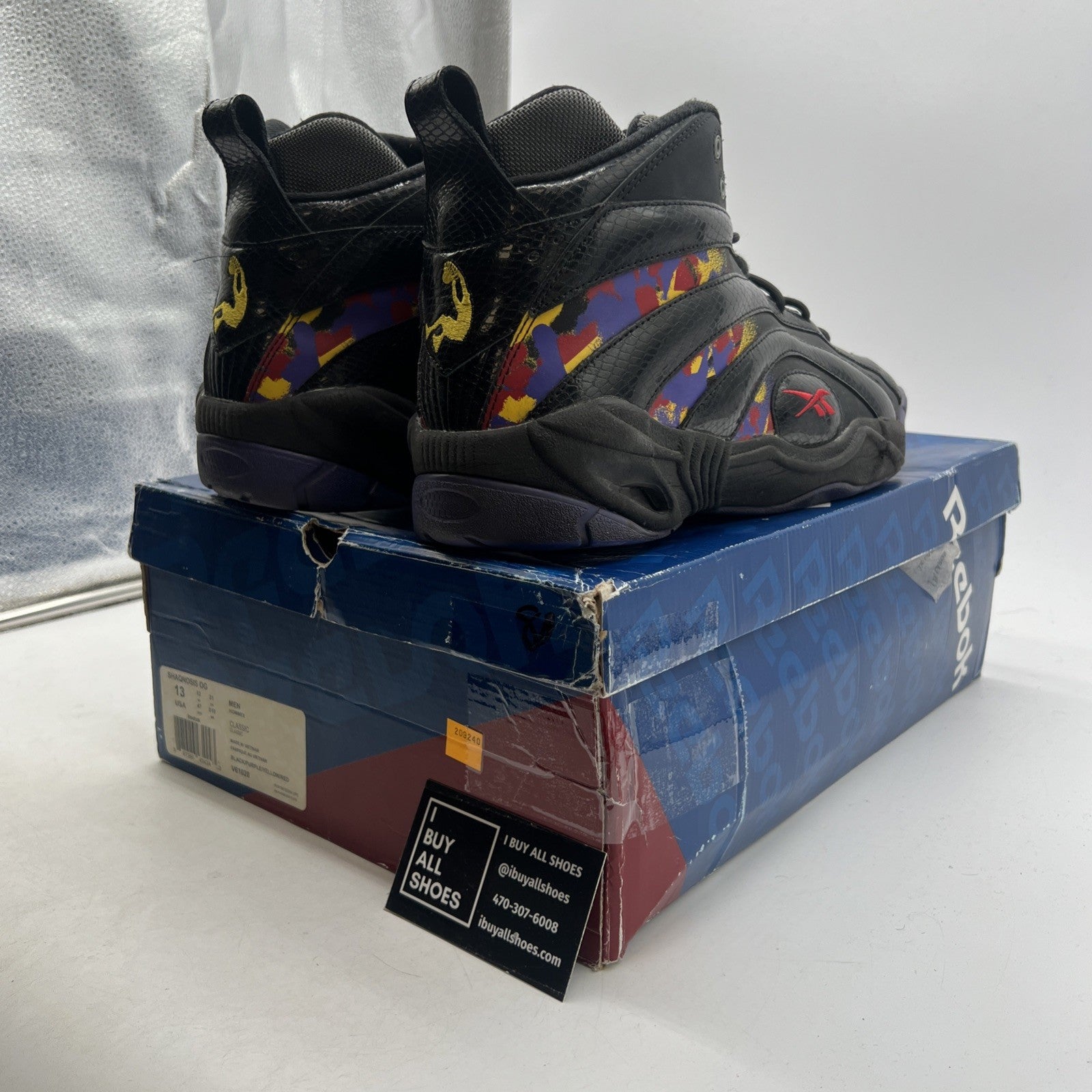 Size 13 - Reebok Shaqnosis OG Escape From LA (V61028)
