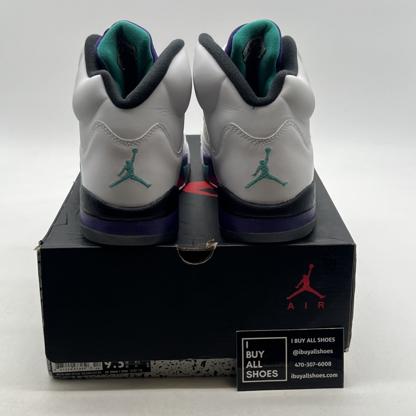 Size 9.5 - Air Jordan 5 Retro Grape 2013 (136027-108)