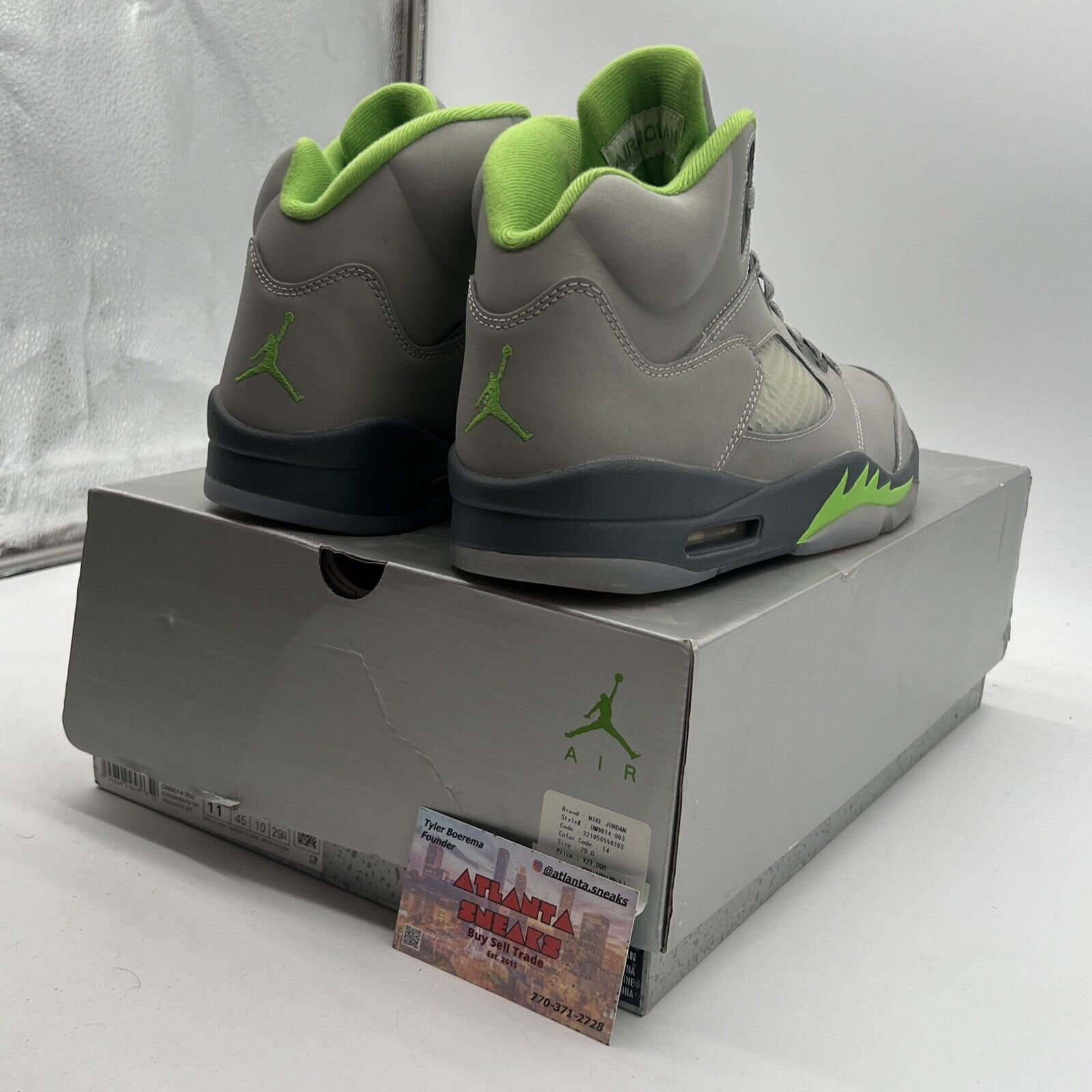 Size 11 - Air Jordan 5 Retro Green Bean (DM9014-003)