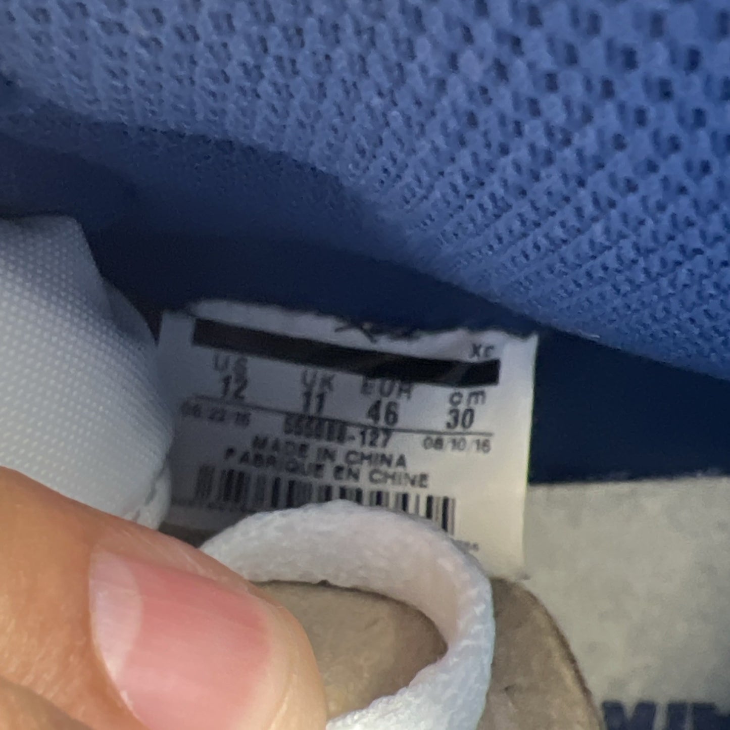 Size 12 - Air Jordan 1 Retro High OG Storm Blue 2016 (555088-127)