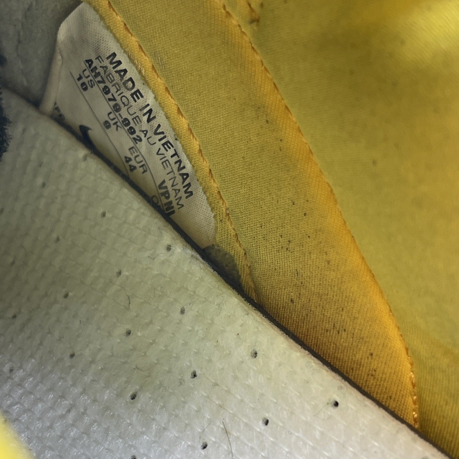 Size 10 - Nike Dunk Low Multicoloured Silver Yellow Leather (AH7979-992)