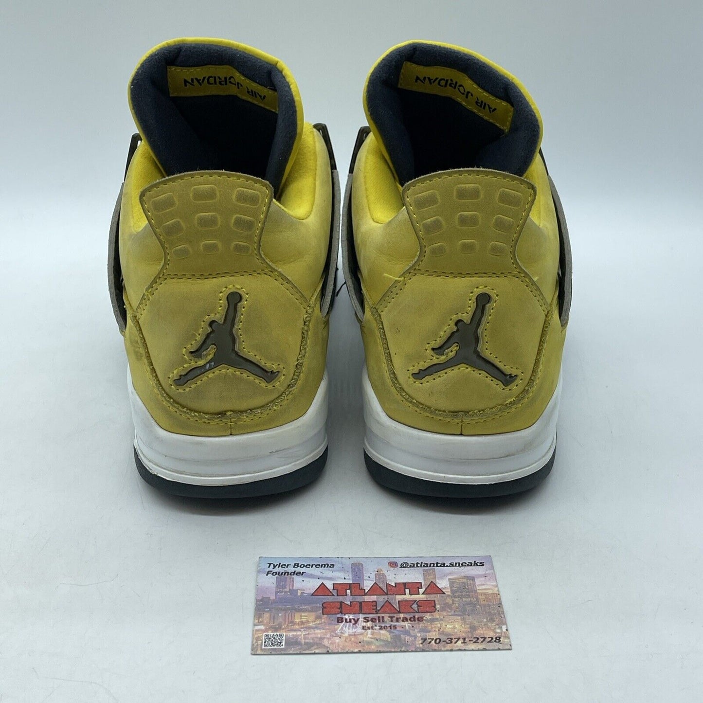 Size 10.5 - Air Jordan 4 Retro LS 2006 Lightning Yellow Suede (314254-702)