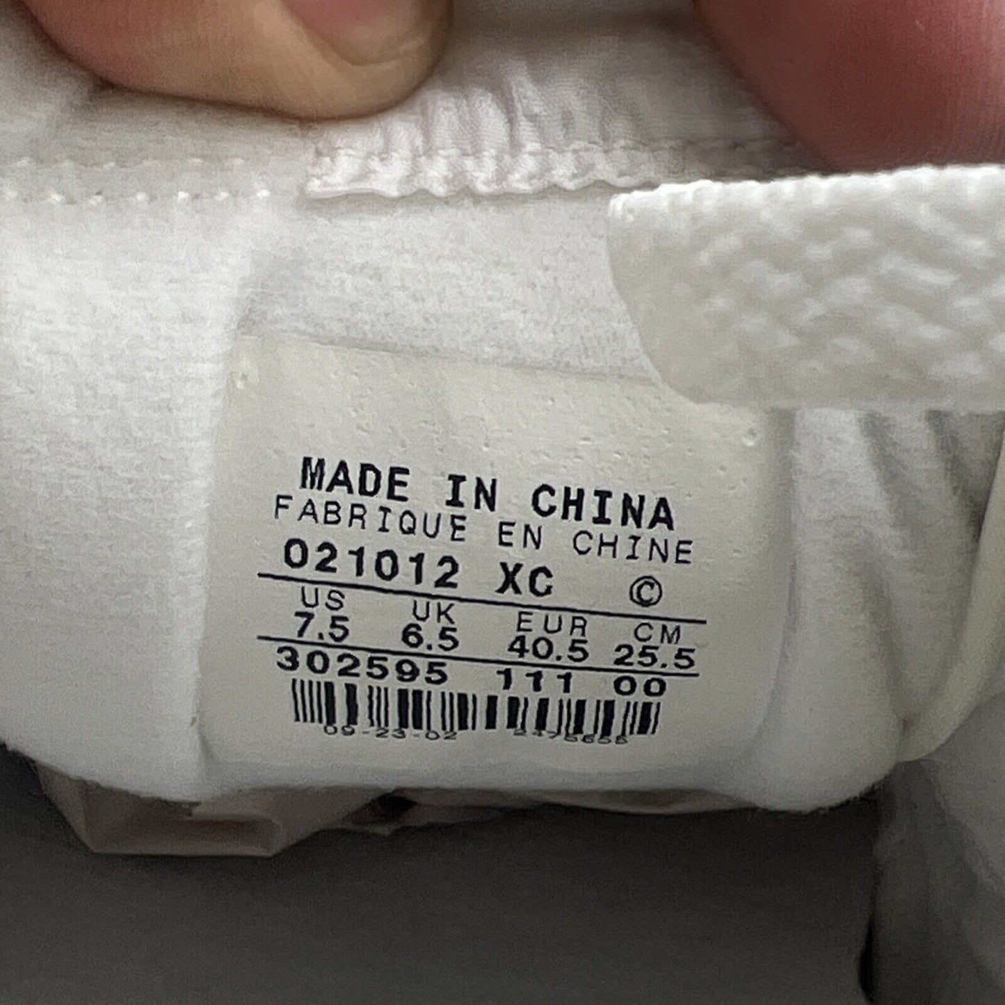 Size 7.5 - Nike Court Vision Low ‘Triple White’ (302595-111)