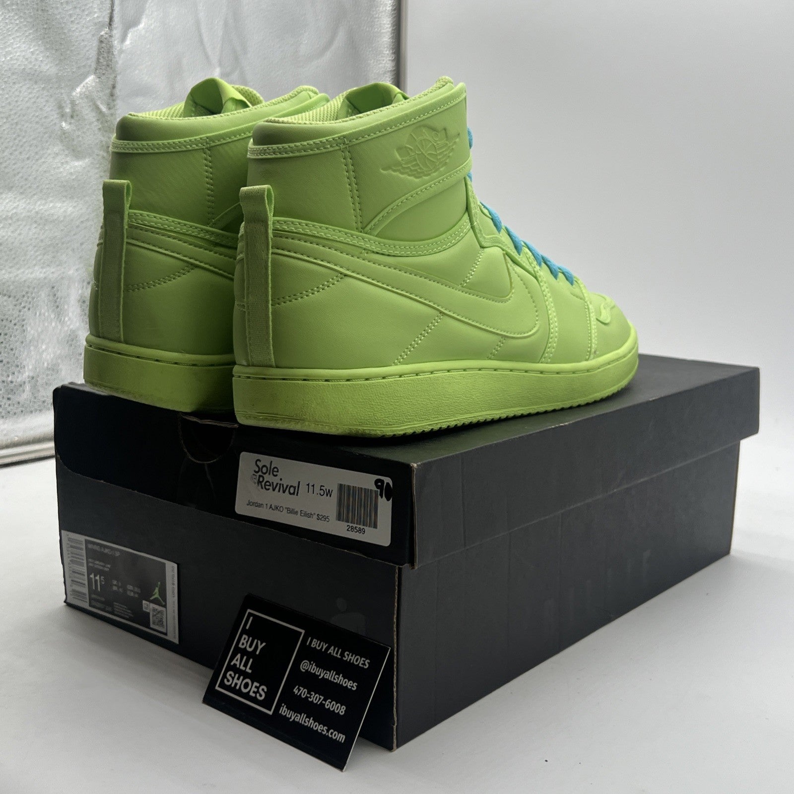 Size 11.5 - Billie Eilish x Air Jordan 1 KO Volt W (DN2857-330)