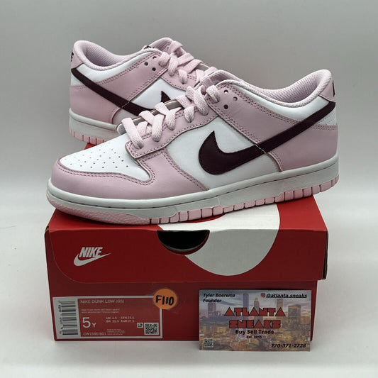 Size 5Y GS Dunk Low GS ‘Pink Foam’ Brand New Og All