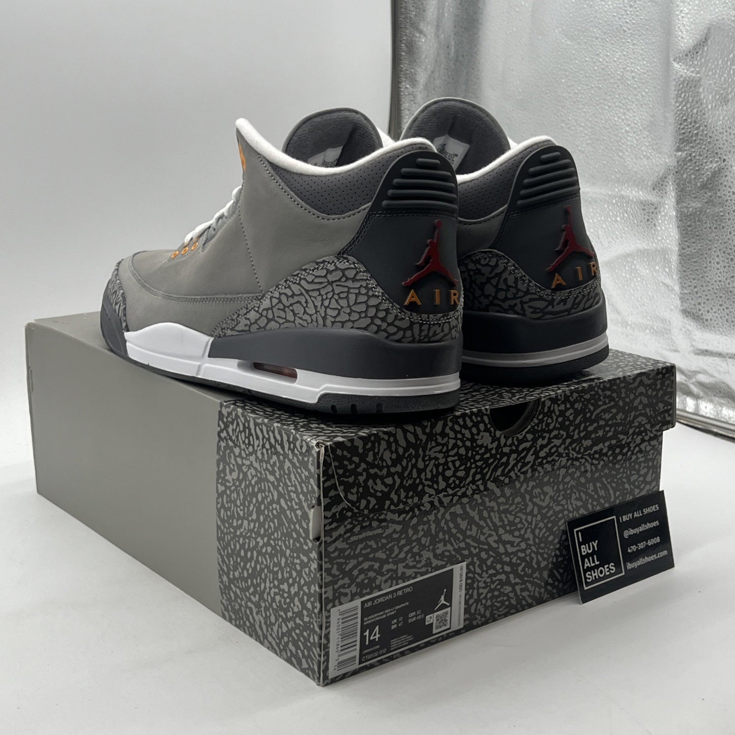 Size 14 - Air Jordan 3 Retro Mid Cool Grey (CT8532-012)